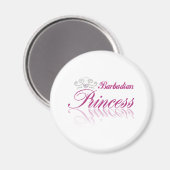 Barbadian Princess Magnet (Vorderseite/Rückseite)