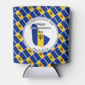 BARBADIAN UNABHÄNGENZ feiert BARBADOS Dosenkühler (Vorderseite)