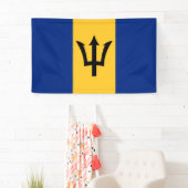 Barbadische Flagge (Barbados) (Bajan) Banner (Insitu)