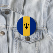 Barbadische Flagge (Barbados) (Bajan) Button (Beispiel)