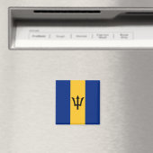 Barbadische Flagge (Barbados) (Bajan) Magnet (In Situ (Geschirrspüler))