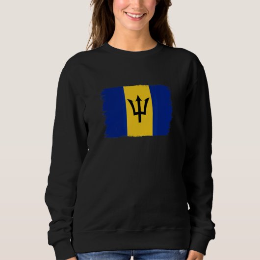 Barbadische Flagge Barbados Sweatshirt (Vorderseite)
