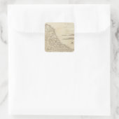 Barbadoes Quadratischer Aufkleber (Tasche)