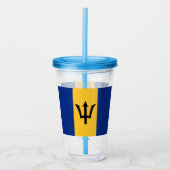 Barbados Acryltrinkbecher (Vorderseite)
