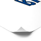 Barbados and Barbadian Flag with Your Name Poster (Ecke)