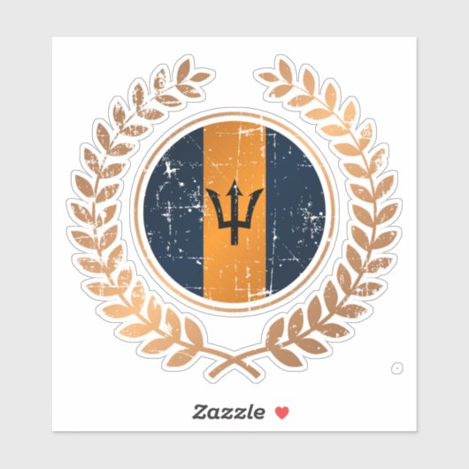 Barbados Aufkleber (Blatt)