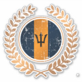 Barbados Aufkleber (Vorderseite)