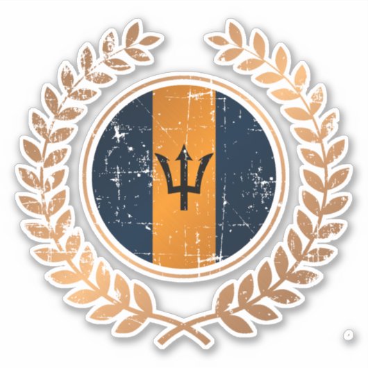 Barbados Aufkleber (Vorderseite)