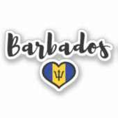 Barbados Aufkleber (Vorderseite)