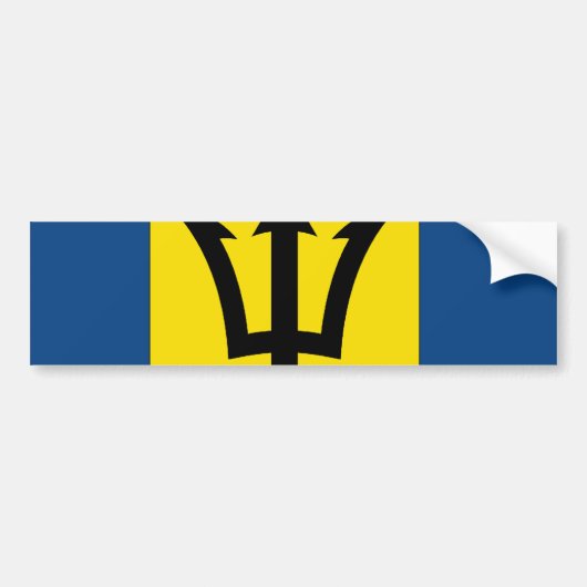 Barbados Autoaufkleber (Vorne)