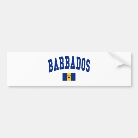 BARBADOS AUTOAUFKLEBER (Vorne)