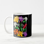 Barbados Bajan Wildflower Pride Floral  Kaffeetasse (Links)