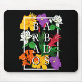 Barbados Bajan Wildflower Pride Floral  Mousepad (Vorne)