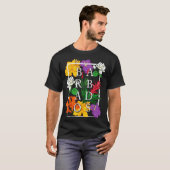 Barbados Bajan Wildflower Pride Floral  T-Shirt (Vorne ganz)