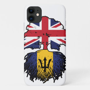 Barbados Barbadian Britisch-UK Tree Roots Flag Case-Mate iPhone Hülle