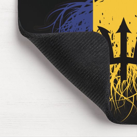 Barbados Barbadian kanadische Tree Roots Flag Mousepad (Ecke)