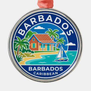 Barbados Barbados Ornament Aus Metall