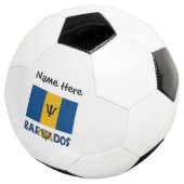 Barbados Barbarian Flag Personalisiert Fußball (Dreiviertel)