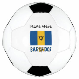 Barbados Barbarian Flag Personalisiert Fußball