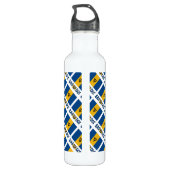 Barbados Barbarian Flag Personalisiert gefixt Edelstahlflasche (Rückseite)