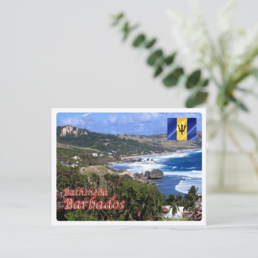 Barbados - Bathsheba - Postkarte (Stehend Vorderseite)