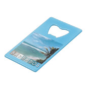 Barbados Beach Geldbeutel Flaschenöffner (Rückseite Schrägansicht)