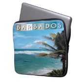 Barbados Beach Laptopschutzhülle (Vorderseite Links)