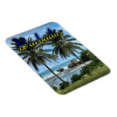 Barbados Beach Palm Trees Magnet (Rechte Seite)