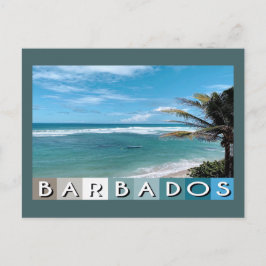 Barbados Beach Postkarte