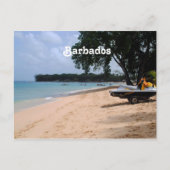 Barbados Beach Postkarte (Vorderseite)