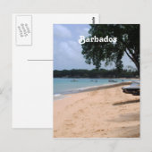Barbados Beach Postkarte (Vorne/Hinten)