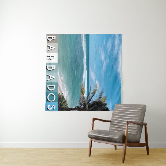 Barbados Beach Wandteppich (Beispiel (Horizontal))