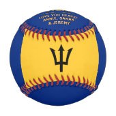 Barbados Best Vater, patriotische Vater, Barbados Baseball (Vorderseite)