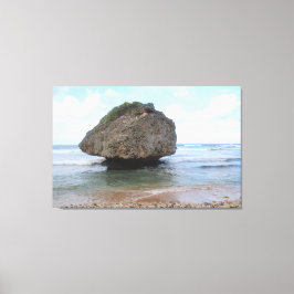 Barbados Big Rock in Bathsheba Canvas Print Leinwanddruck