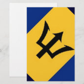 Barbados Briefpapier (Vorne/Hinten)