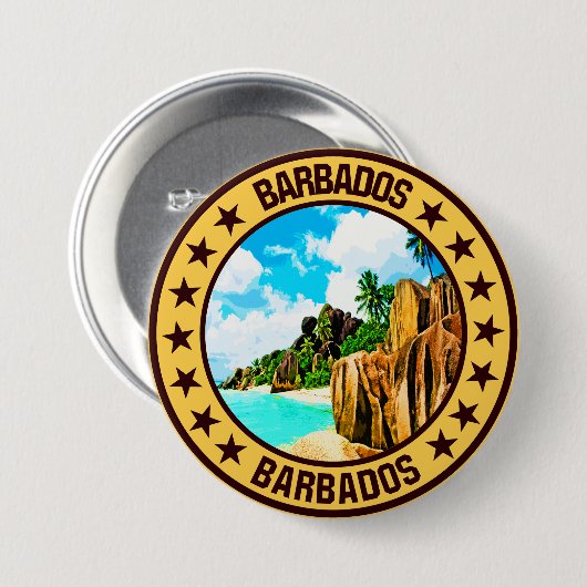 Barbados Button (Vorne & Hinten)