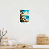 Barbados Caribbean Travel Print Poster (Küche)