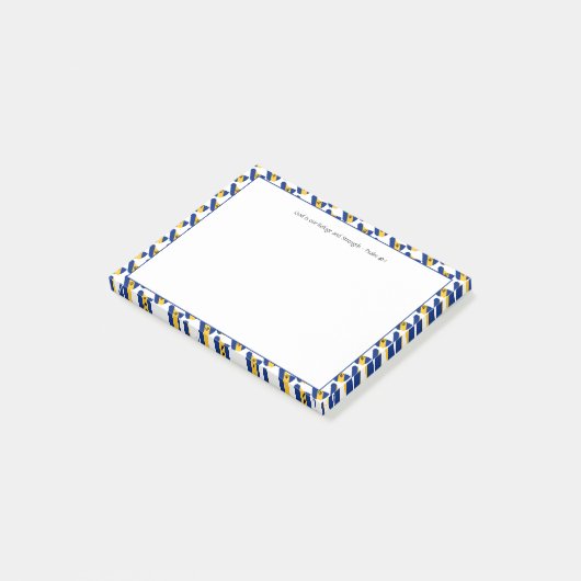 BARBADOS Christlich Scripting Custom Post-it Klebezettel (angewinkelt)