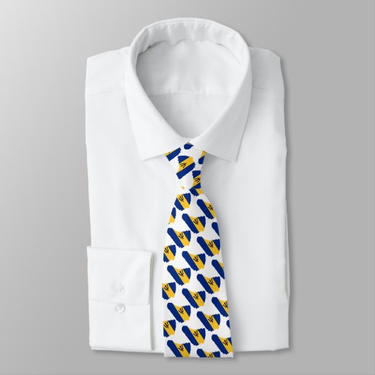 BARBADOS Christlich Scripting Monogram Krawatte (Gebunden)