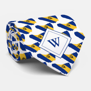 BARBADOS Christlich Scripting Monogram Krawatte