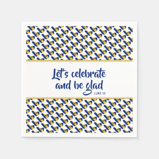 BARBADOS Christliches kundenspezifisches Party Serviette (Vorderseite)