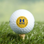 BARBADOS Christliches MONOGRAMM gefunden Golfball (Insitu T-Shirt)