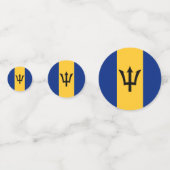 Barbados Confetti, Party, Barbados-Flagge Konfetti (Rückseiten)