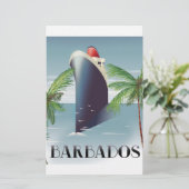 Barbados Cruise Briefpapier (Stehend Vorderseite)