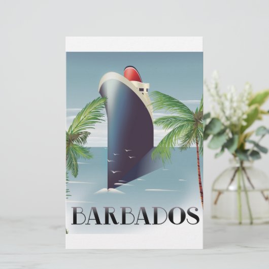 Barbados Cruise Briefpapier (Stehend Vorderseite)