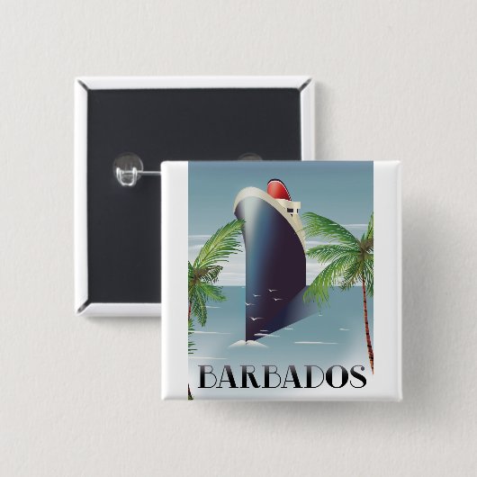 Barbados Cruise Button (Vorne & Hinten)