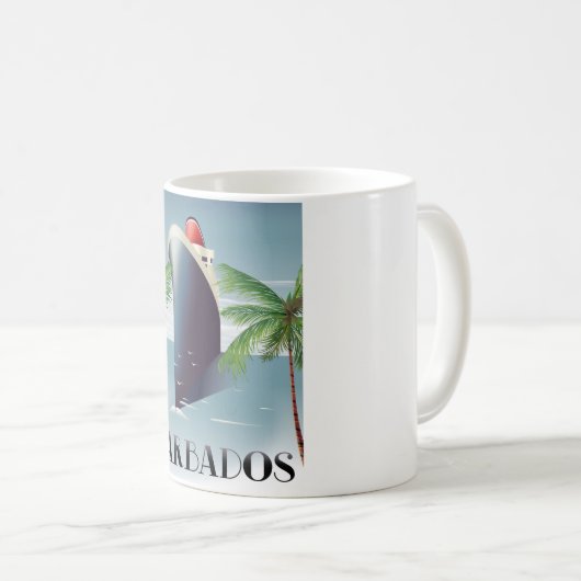Barbados Cruise Kaffeetasse (VorderseiteRechts)