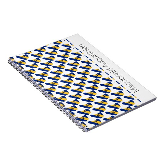 BARBADOS Custom Flag Patriotic Notebook Journal Notizblock (Rechte Seite)