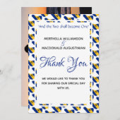 BARBADOS Custom Foto Wedding Dankeskarte (Vorne/Hinten)