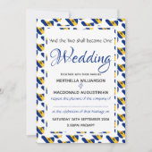 BARBADOS Custom Wedding Celebration Scripting Einladung (Vorderseite)